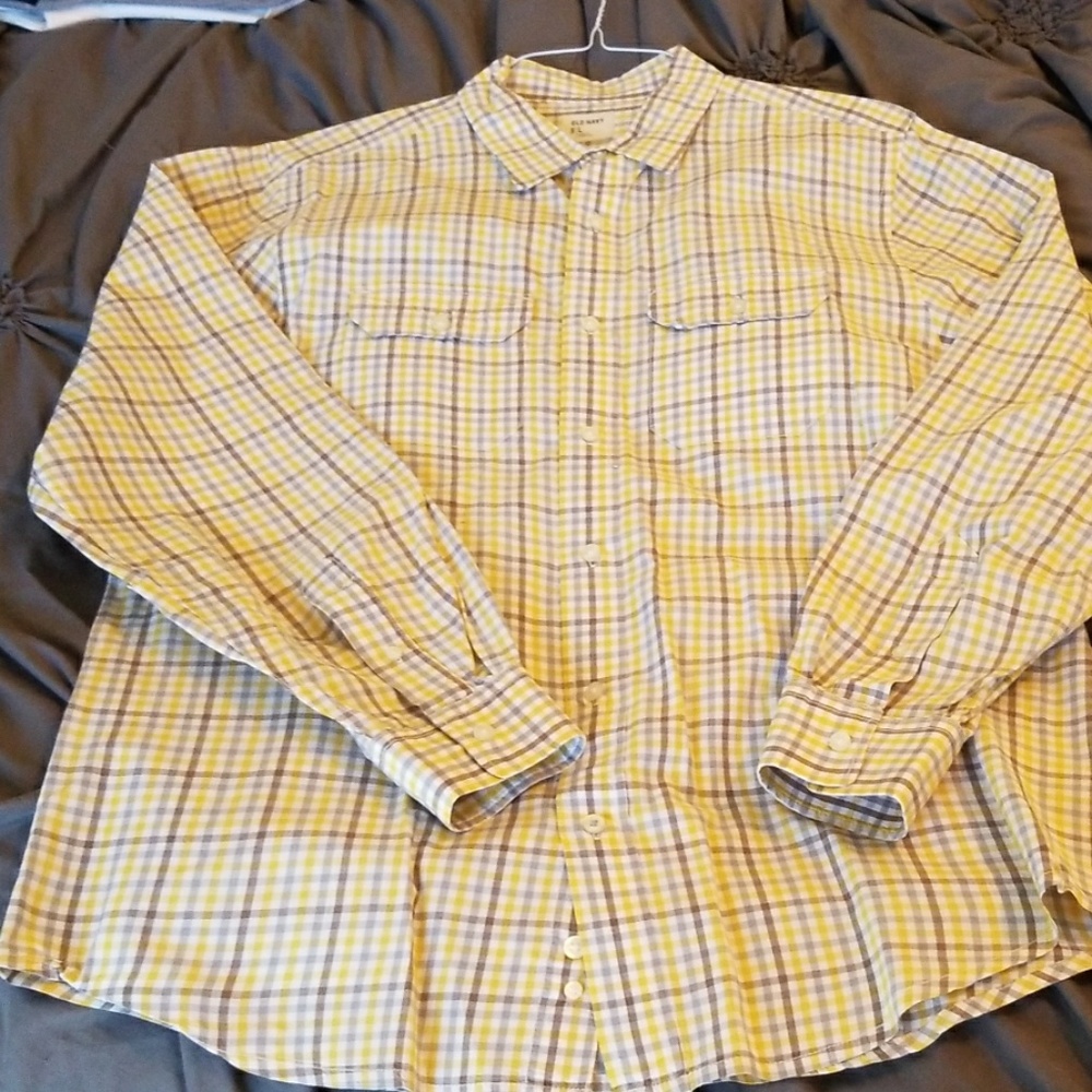Men's long sleeve button down